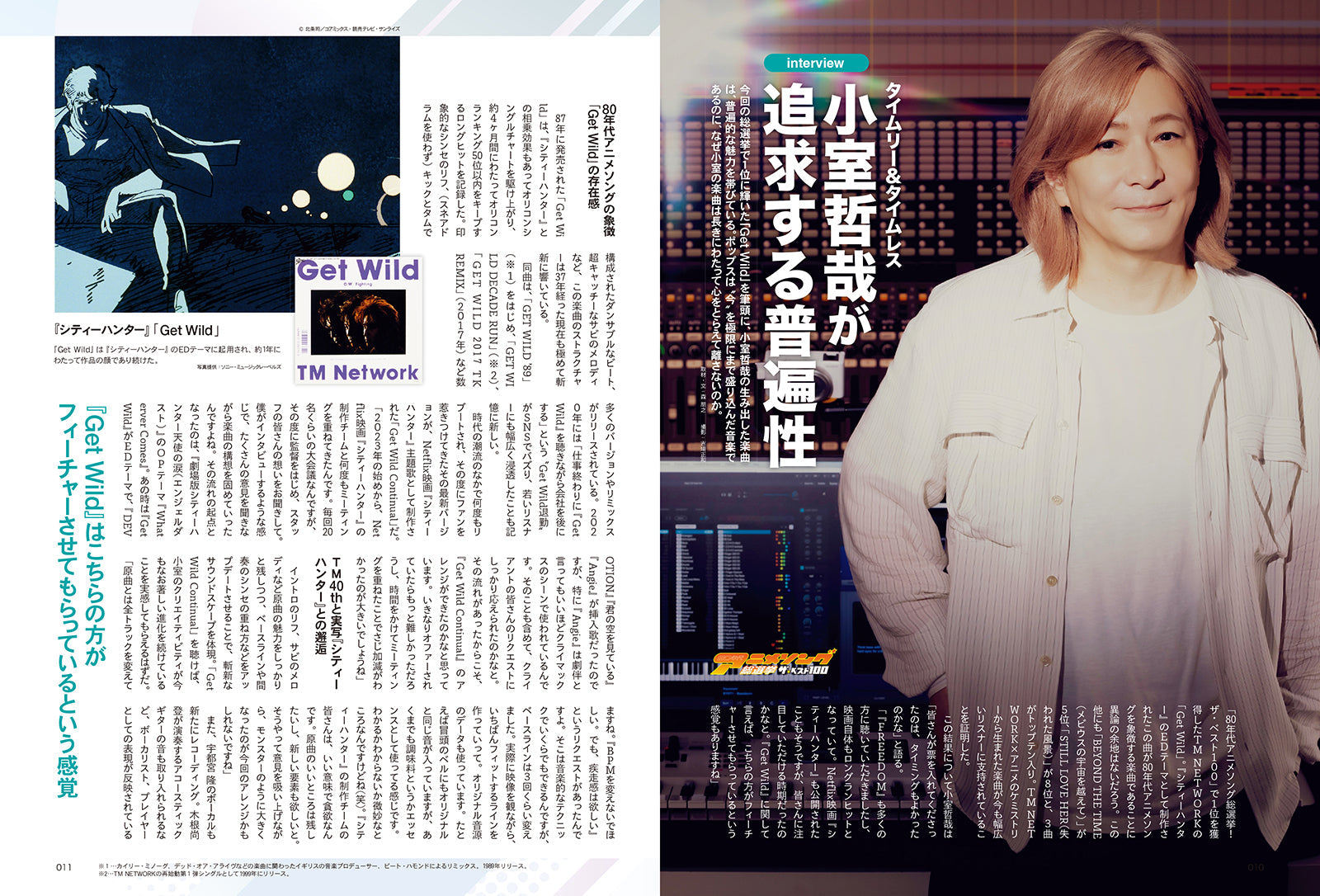 【先着500名様限定特典!】80年代アニメソング総選挙 ザ・ベスト100【Special Interview:小室哲哉】(2024/5/21発売)