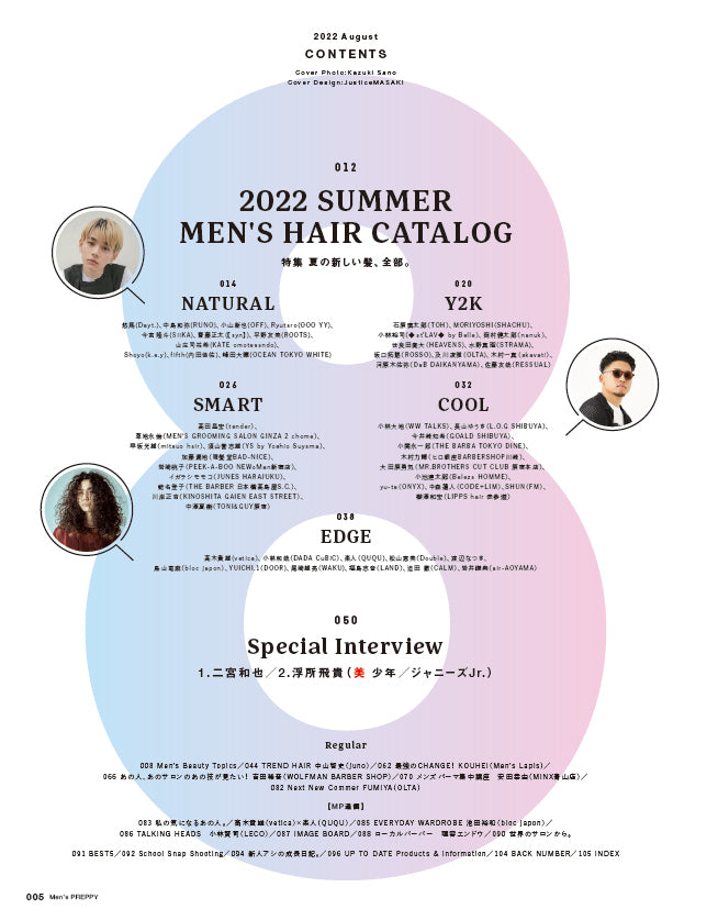 Men's PREPPY 2022年8月号【表紙&Special Interview:二宮和也,Special Interview:浮所飛貴(美 少年/ジャニーズJr.)】  （2022/07/01発売）