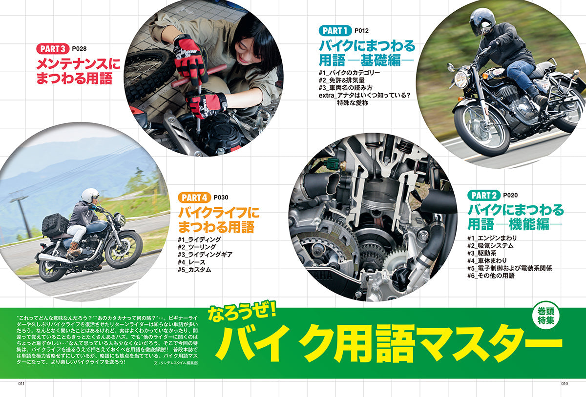 タンデムスタイル 2025年4月号 Vol.271「なろうぜ！バイク用語マスター」（2025/2/21発売）